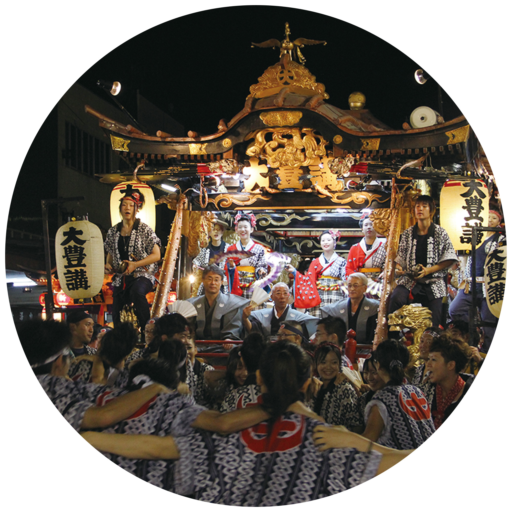 歓喜に沸く大館神明社例祭